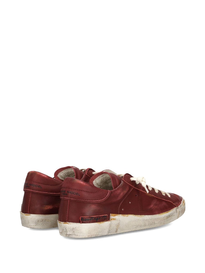 Philippe Model Prsx Herren Sneakers Bordeaux 5