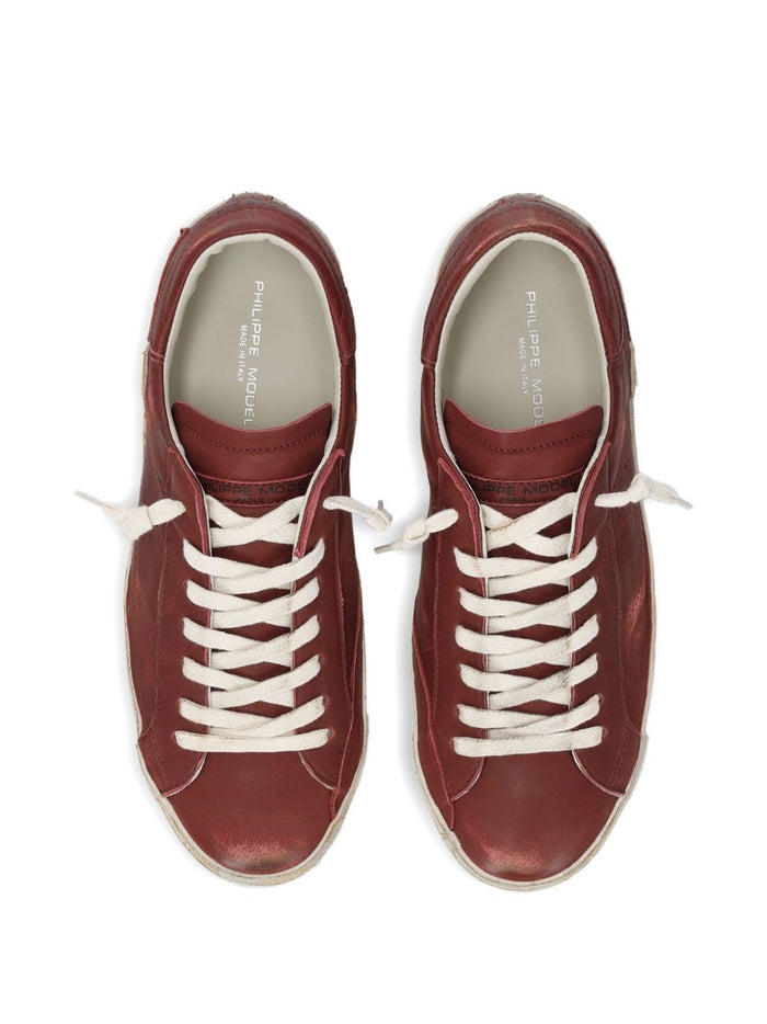 Philippe Model Prsx Herren Sneakers Bordeaux 6
