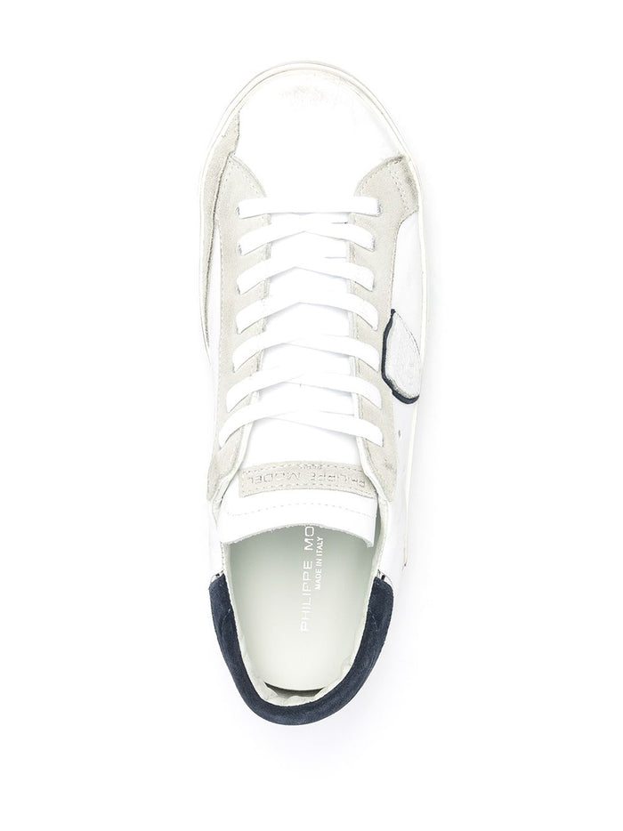 Philippe Model Prsx Uomo Sneakers Bianco-Blu 2