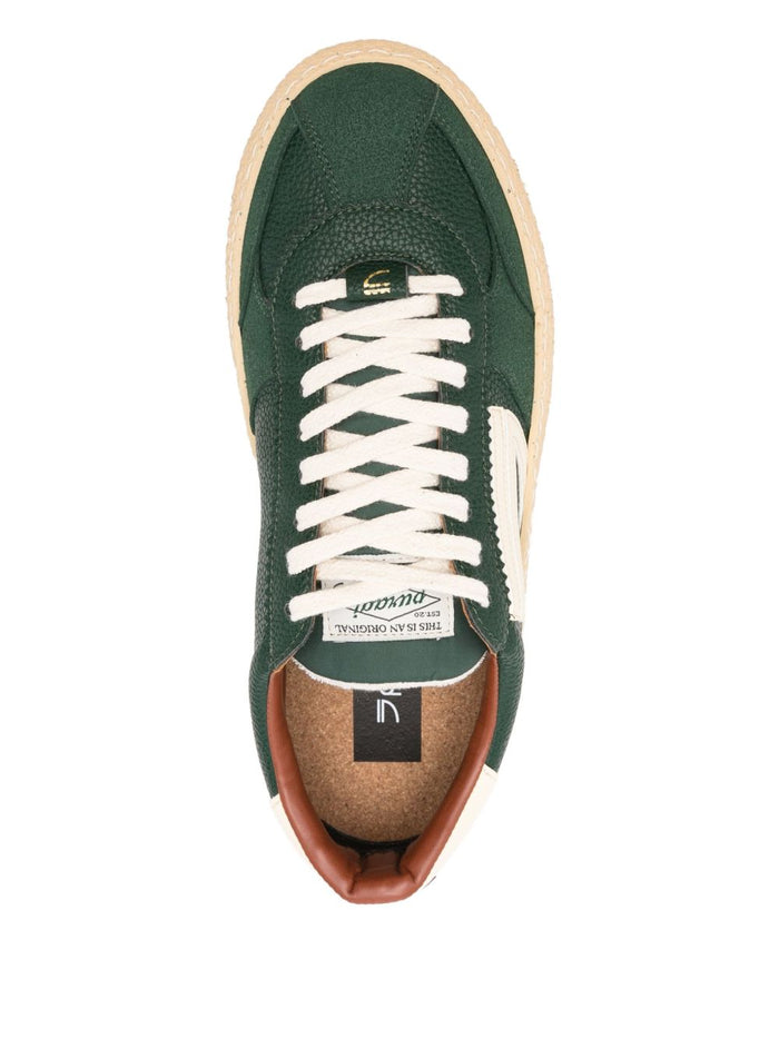 Puraai Scarpe Uomo Verde Vintage 4
