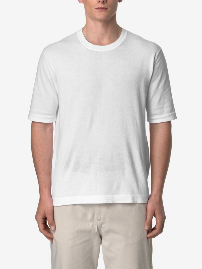 K-way Uomo T-shirt Bianco Combe 1