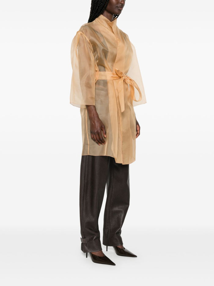 Antonelli Women's Yellow Trench Coat 5