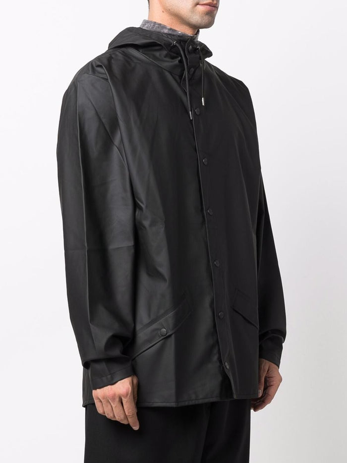 Rains Giubbino Nero Unisex Impermeabile 1
