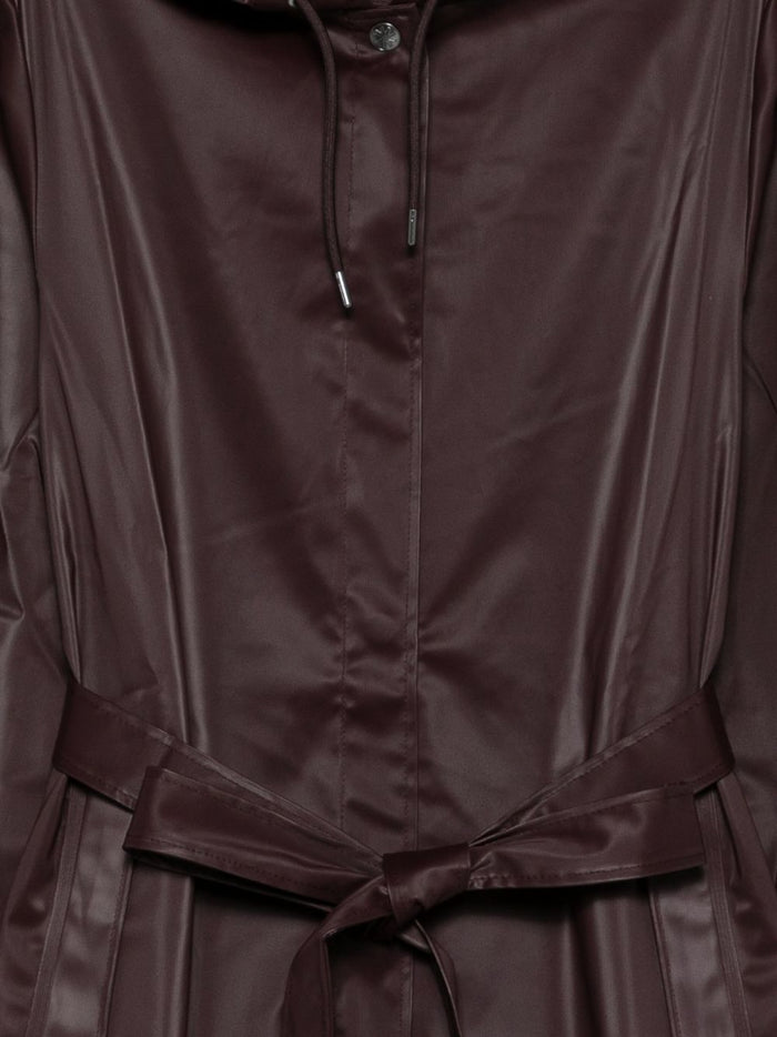 Rains Giubbotto Viola Donna con Cintura 3