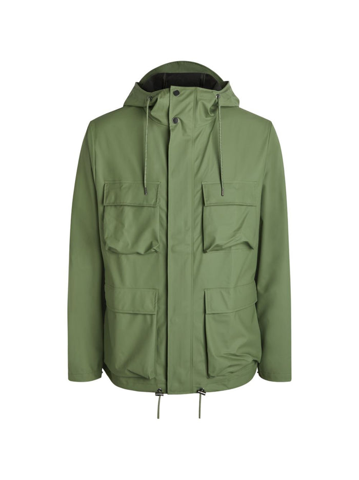 Rains Giacca Pocket Uomo Verde 1