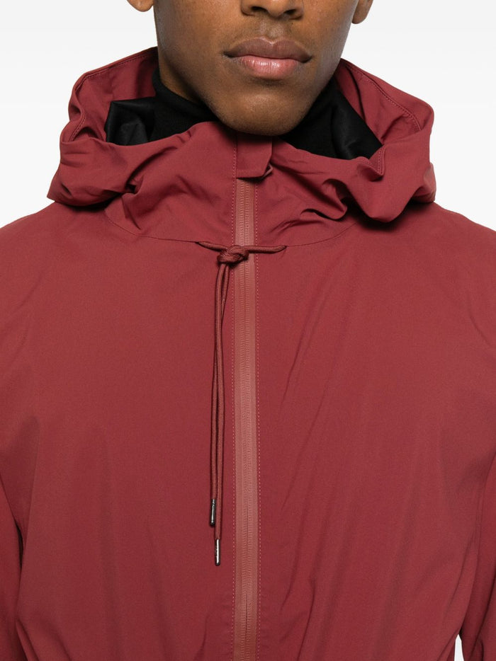 Rains Giubbino Rosso Unisex con Coulisse 4