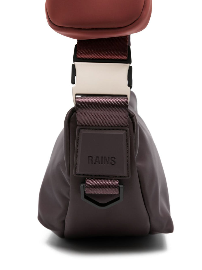 Rains Borsa Marrone Unisex Tasca Applicata 3