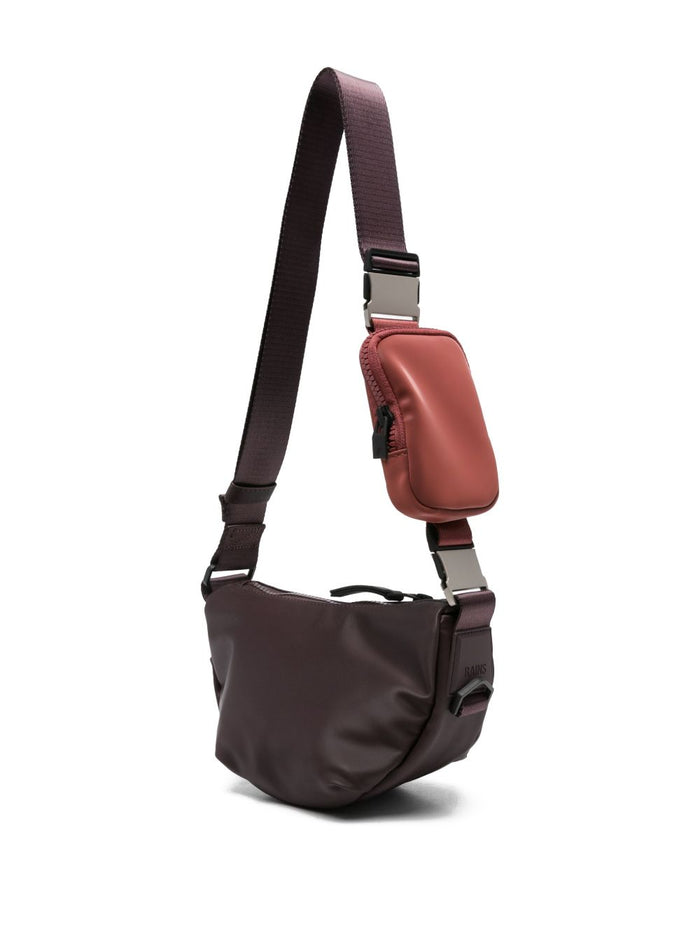 Rains Borsa Marrone Unisex Tasca Applicata 4