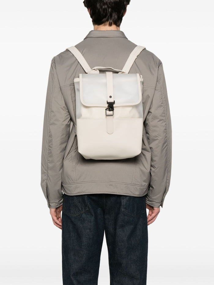 Rains Split Bucket Backpack Men White 2