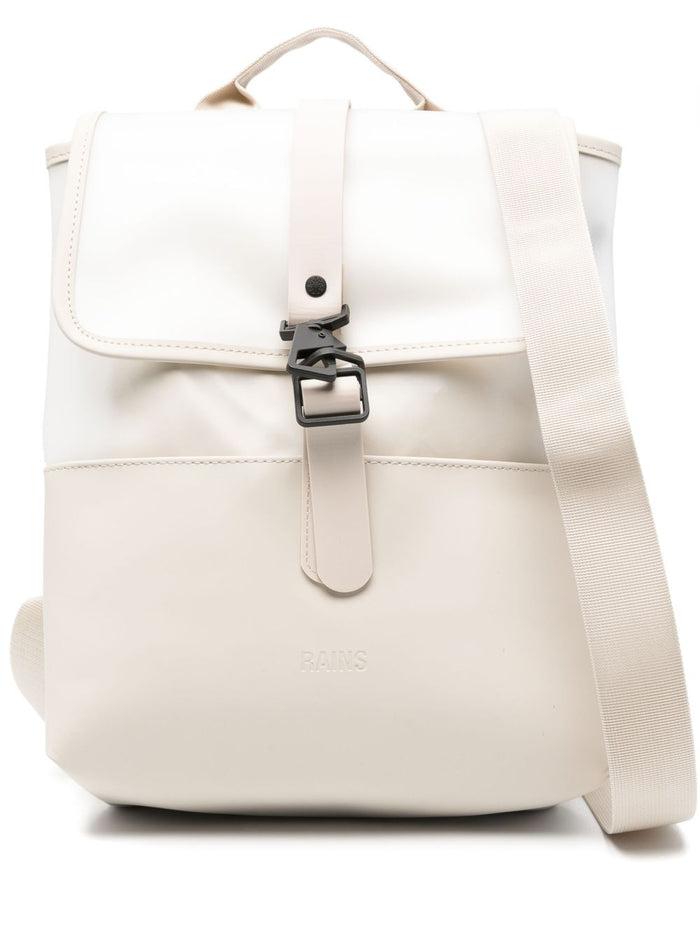 Rains Split Bucket Backpack Men White 1