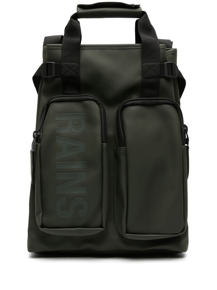 Rains Zaino Verde Unisex Texel 1