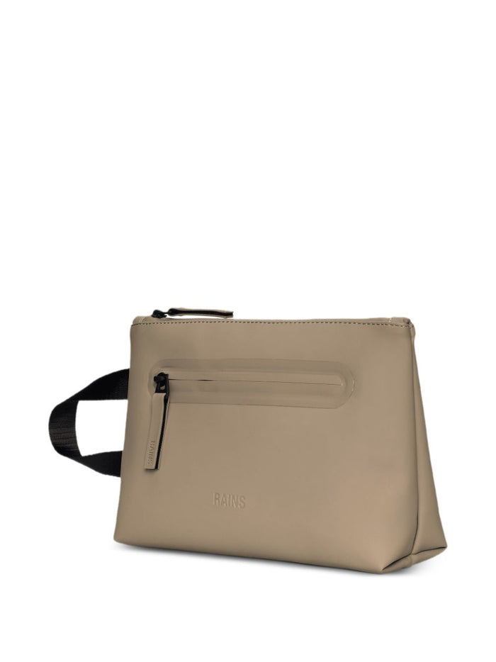 Rains Pochette 2 Zip Cosmetic Bag Large Uomo Beige 2