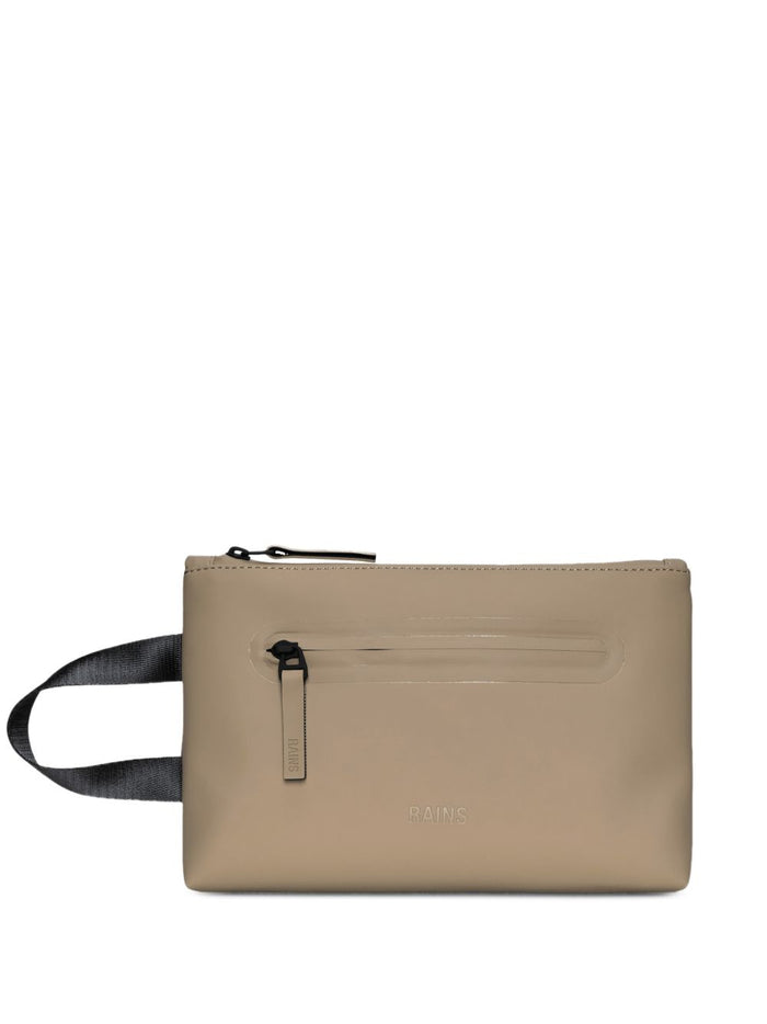 Rains Pochette 2 Zip Cosmetic Bag Large Uomo Beige 1