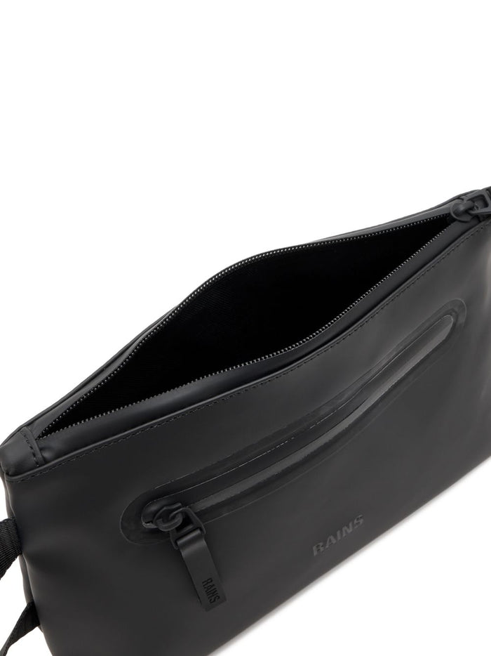 Rains Pochette 2 Zip Cosmetic Bag Large Uomo Nero 4