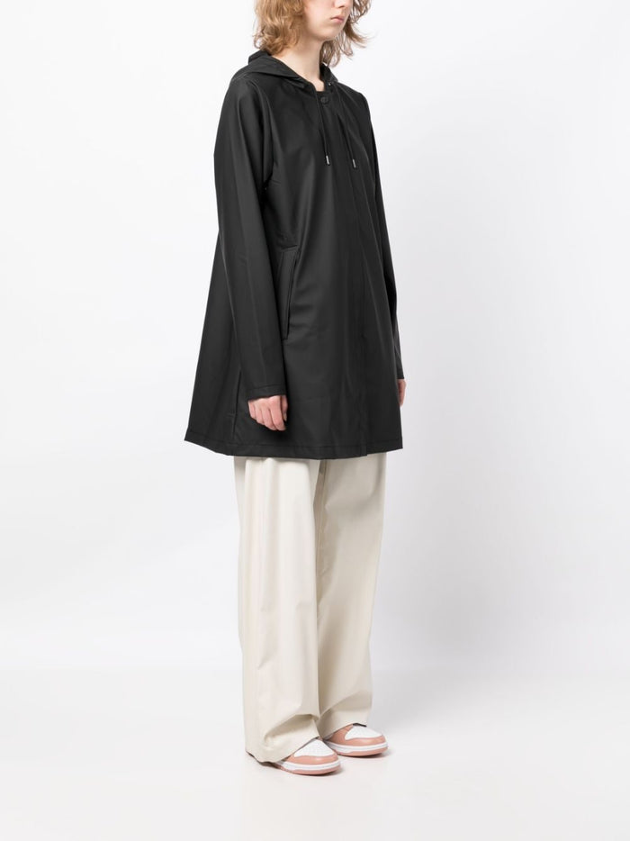 Rains Giubbotto Nero Donna Parka 2