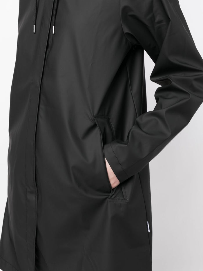 Rains Giubbotto Nero Donna Parka 4