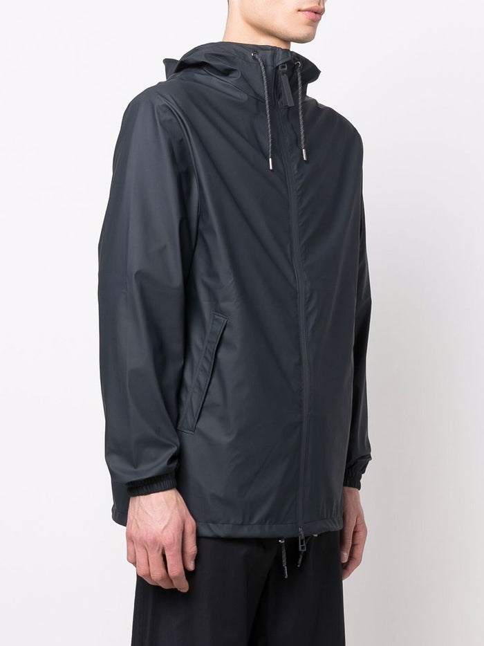 Rains Impermeabile Blu Unisex con Cappuccio 1