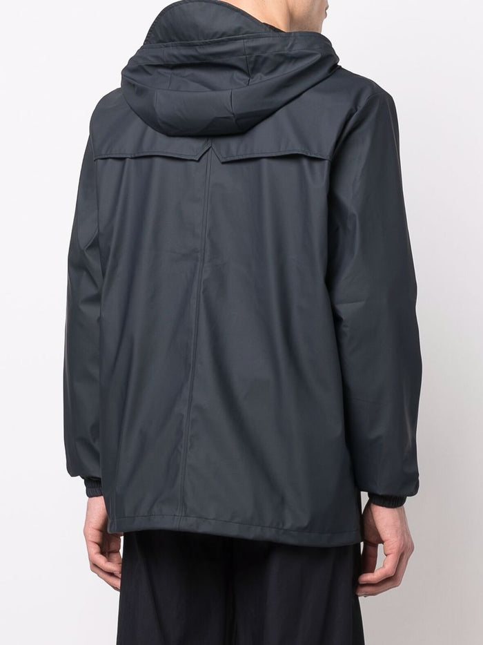 Rains Impermeabile Blu Unisex con Cappuccio 3