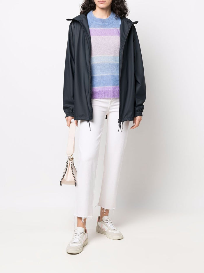 Rains Impermeabile Blu Unisex con Cappuccio 5