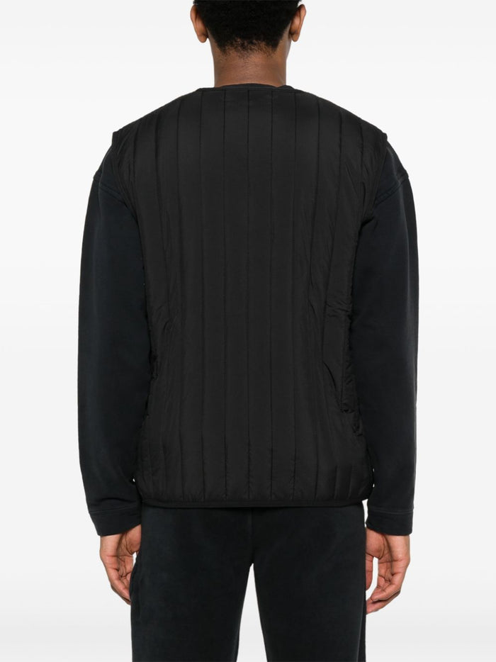 Rains Gilet Nero Uomo Trapuntato 2