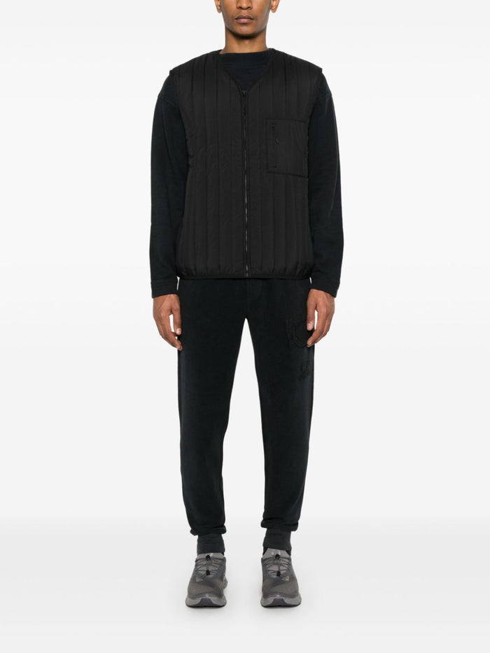 Rains Gilet Nero Uomo Trapuntato 1