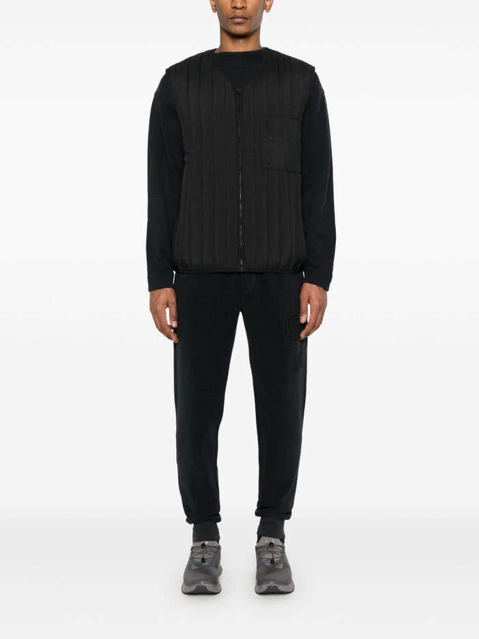 Rains Gilet Nero Unisex Trapuntato 1