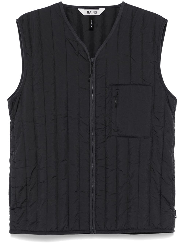 Rains Gilet Blu Unisex Banja 5