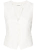 Parosh Women's White Vest 1