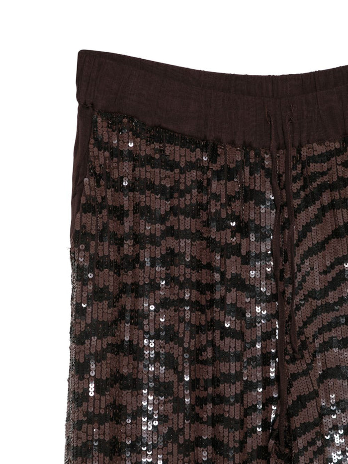 P.a.r.o.s.h. Pantaloni Marrone Donna 3