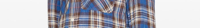 Roy Rogers President's Camicia Quadri Uomo Blu - Dipierro
