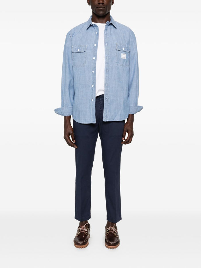 Roy Rogers President's Camicia Blu Uomo 4