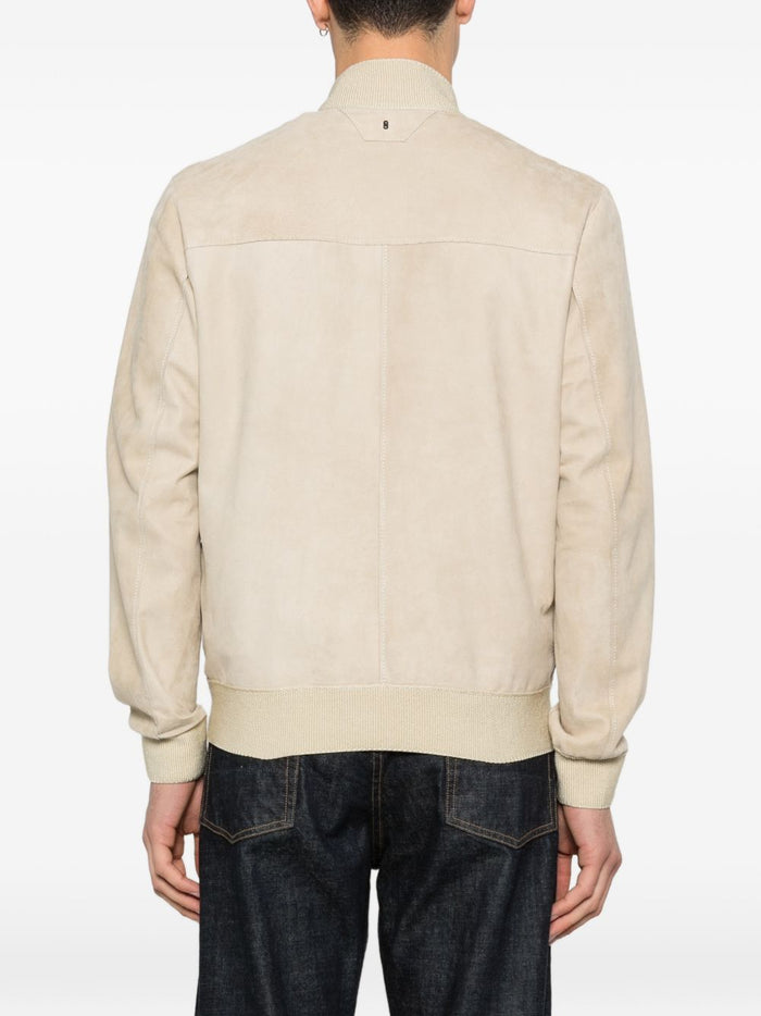 Salvatore Santoro Giubbotto Beige Uomo Montone 3