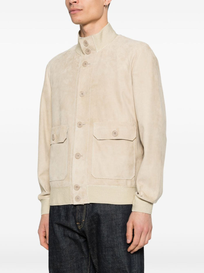 Salvatore Santoro Giubbotto Beige Uomo Montone 1