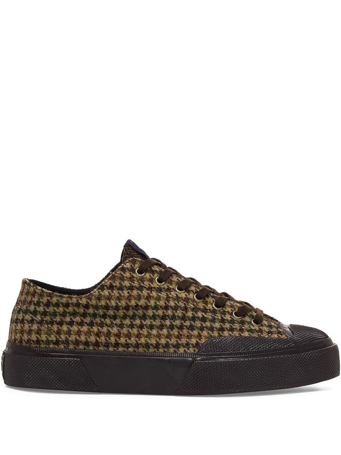 Superga 2432 Works Wool Patchwork Herrenschuhe Braun 1