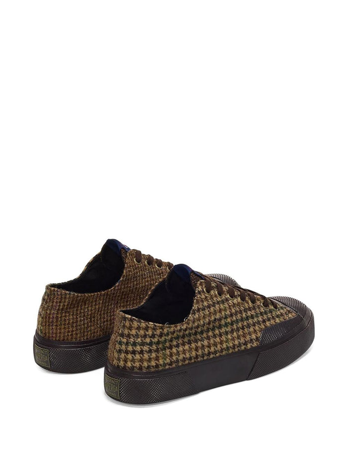 Superga 2432 Works Wool Patchwork Herrenschuhe Braun 4
