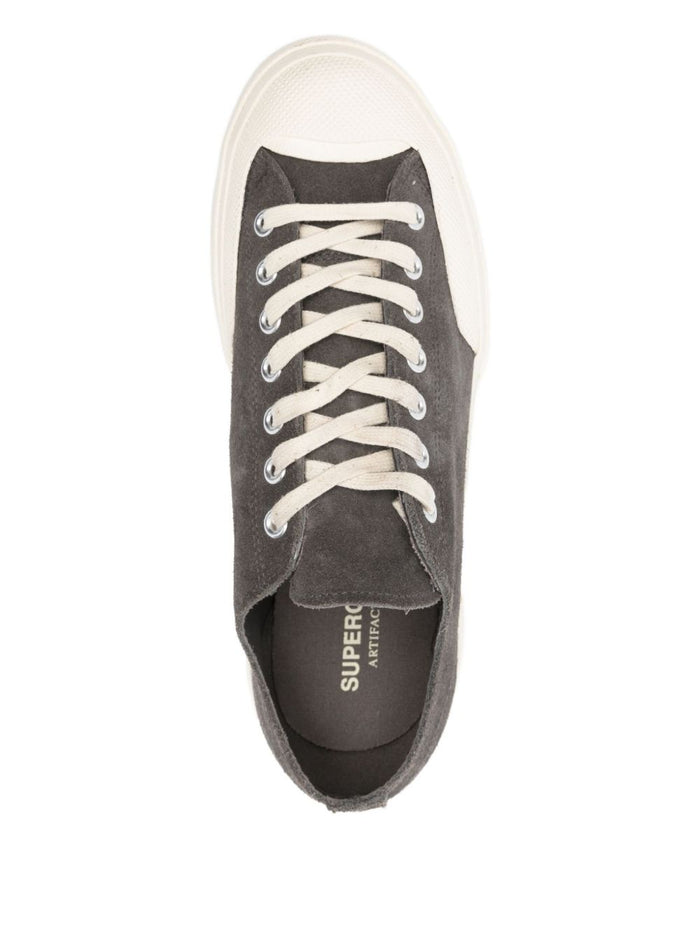 Superga Herrenschuhe 2432 Works Suede Flesh Out in Grau 2