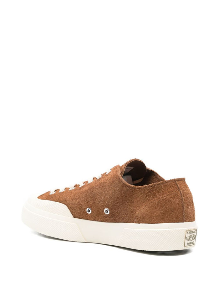 Superga Herren Braune Schuhe 2432 Works Suede Flesh Out 2