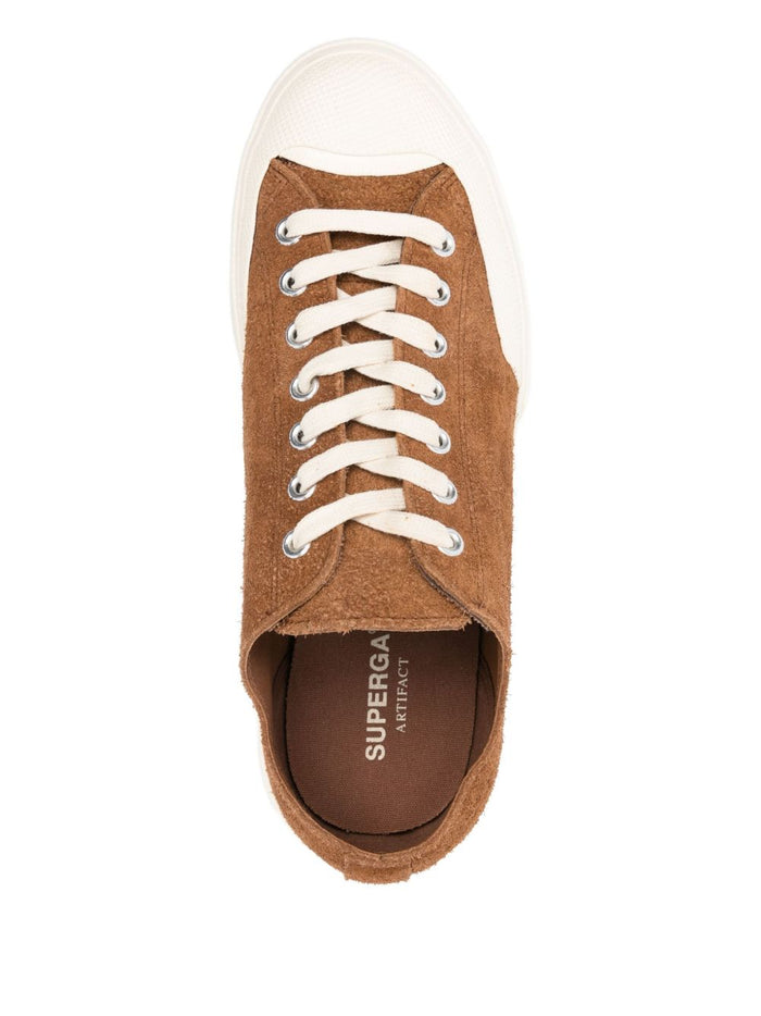 Superga Herren Braune Schuhe 2432 Works Suede Flesh Out 3