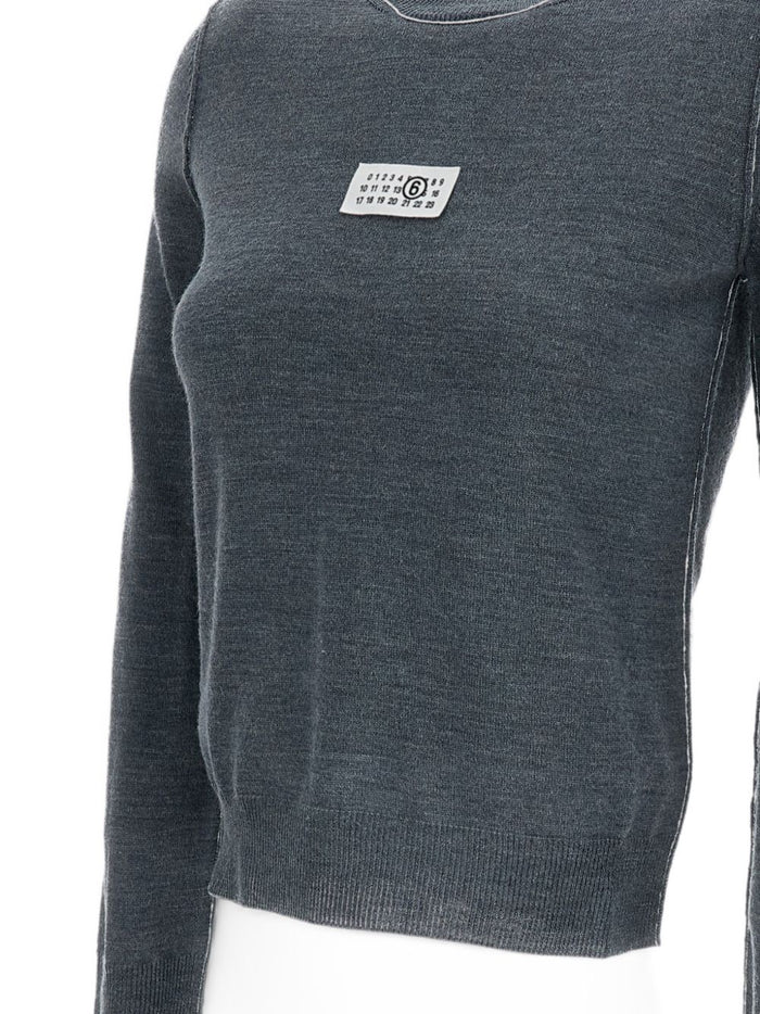 Mm6 Maison Margiela Maglia Naturale Donna 3