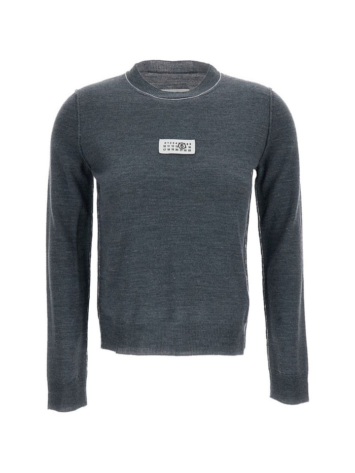 Mm6 Maison Margiela Maglia Naturale Donna 1