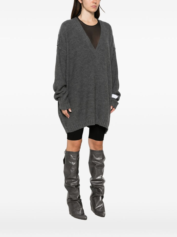 Mm6 Maison Margiela Maglia Naturale Donna 3