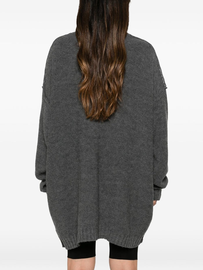 Mm6 Maison Margiela Maglia Naturale Donna 4