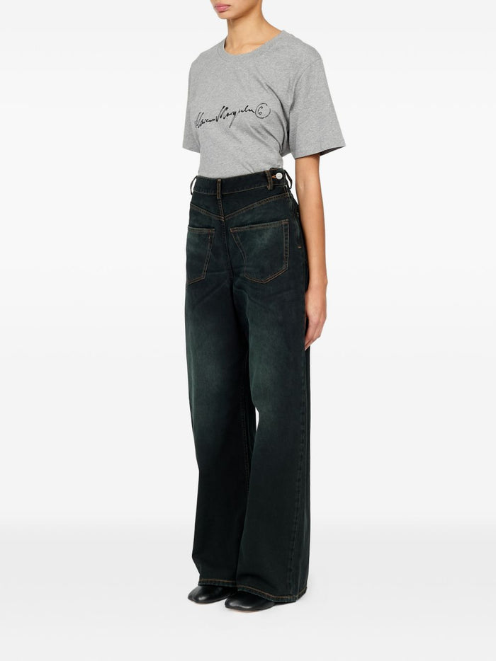 Mm6 Maison Margiela Jeans Naturale Donna 2