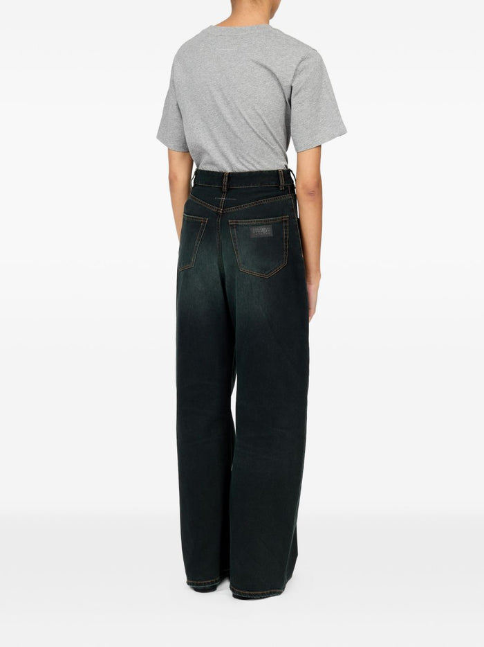 Mm6 Maison Margiela Jeans Naturale Donna 4