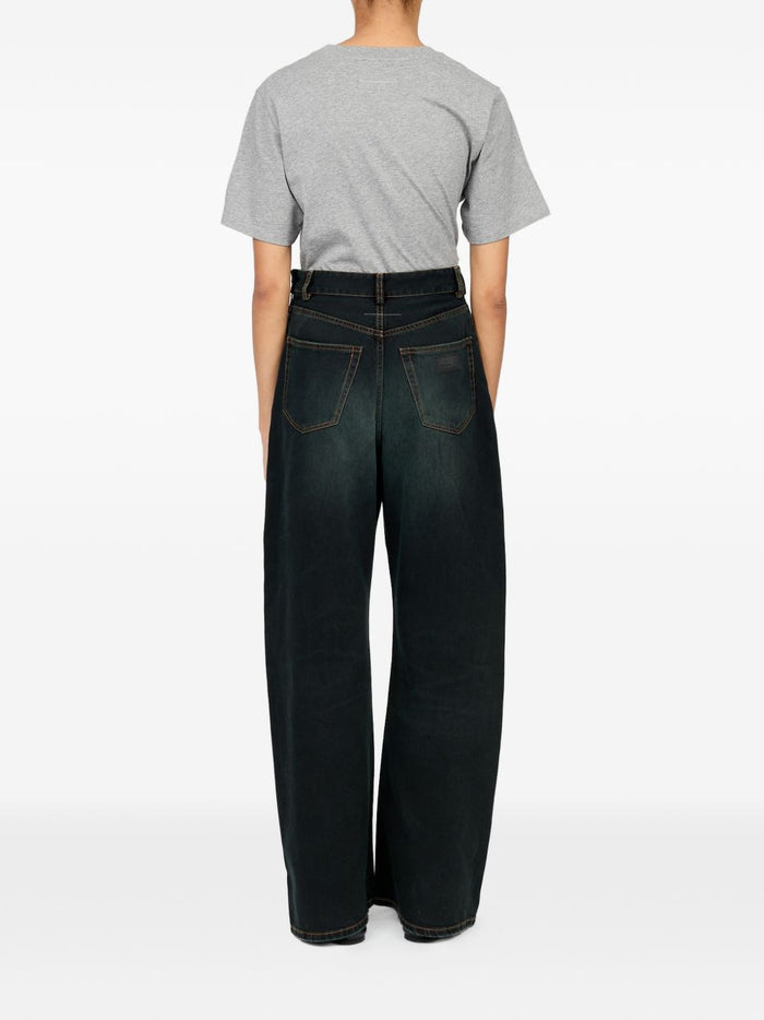 Mm6 Maison Margiela Jeans Naturale Donna 5