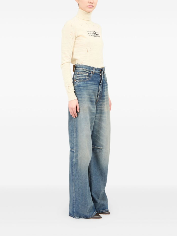 Mm6 Maison Margiela Jeans Multicolore Donna 2