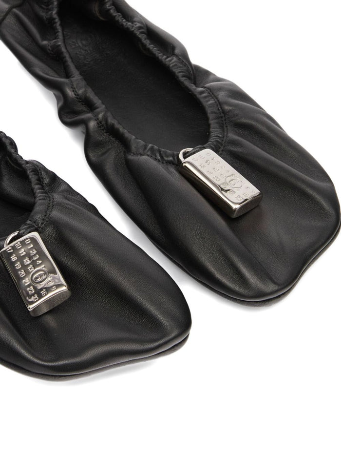 Mm6 Maison Margiela Ballerina Nero Donna Ciondolo 3