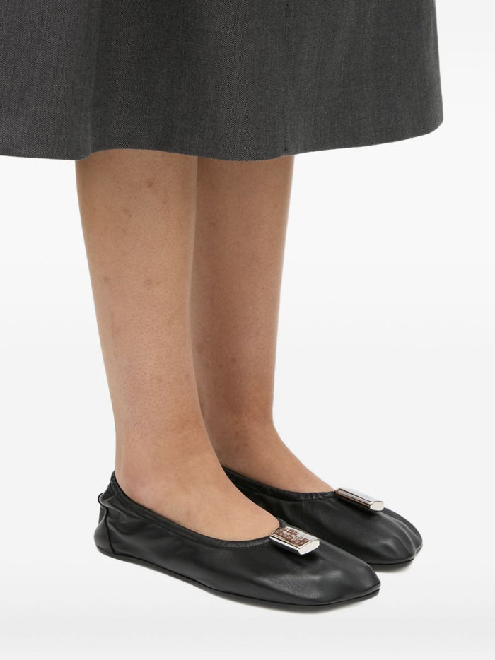 Mm6 Maison Margiela Ballerina Nero Donna Ciondolo 4