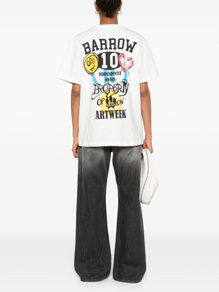 Barrow T-shirt Bianco Unisex 5