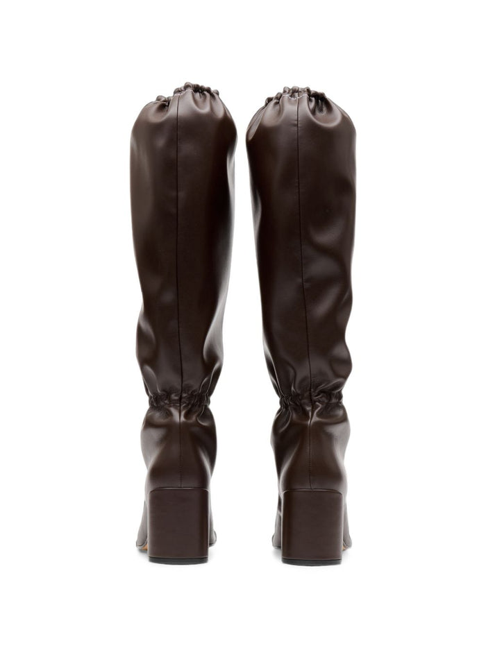 Mm6 Maison Margiela Stivale Marrone Donna 2